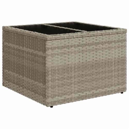 Vrtna garnitura - 7-dijelni set vrtnih sofa svjetlosivi od poliratana - Svjetlosiva 1 Cijena