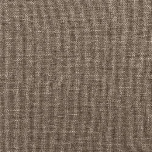 Krevet s oprugama i madracem smeđesivi 120 x 190 cm od tkanine - Sivo-smeđa 120 x 190 cm Blok s kvadratima Cijena