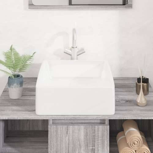 Lavabo - Umivaonik bijeli 37 x 37 x 13 cm keramički četvrtasti Cijena