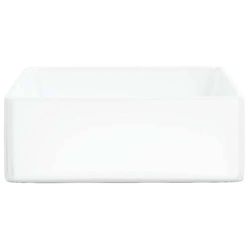 Lavabo - Umivaonik bijeli 37 x 37 x 13 cm keramički četvrtasti Cijena