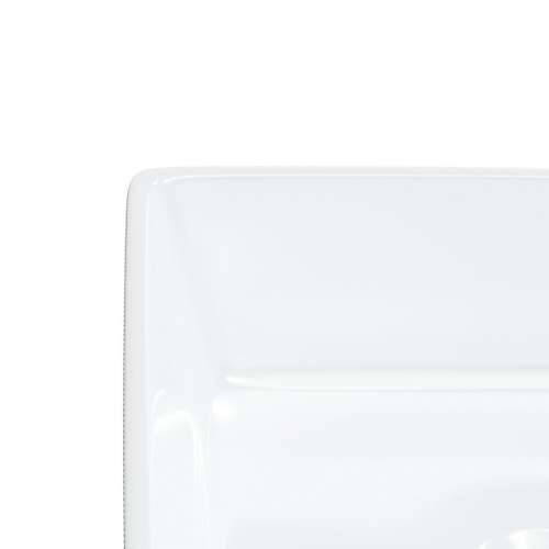 Lavabo - Umivaonik bijeli 37 x 37 x 13 cm keramički četvrtasti Cijena