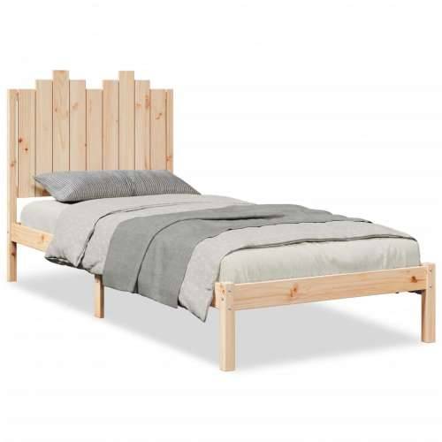 Dugi okvir kreveta bez madraca bijeli 100x210 cm masivno drvo - Prirodna 100 x 210 cm Cijena