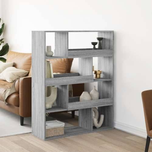 Regal za knjige boja hrasta 100x33x125,5 cm konstruirano drvo - Sivi hrast sonoma 1 125.5 cm Cijena