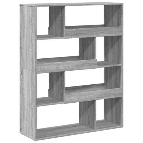Regal za knjige boja hrasta 100x33x125,5 cm konstruirano drvo - Sivi hrast sonoma 1 125.5 cm Cijena