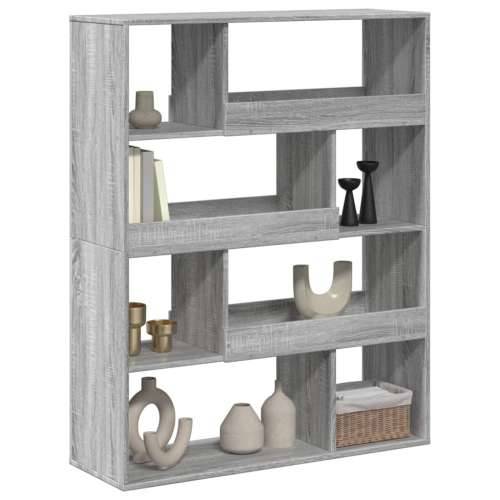 Regal za knjige boja hrasta 100x33x125,5 cm konstruirano drvo - Sivi hrast sonoma 1 125.5 cm Cijena