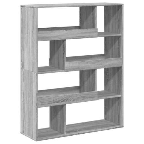 Regal za knjige boja hrasta 100x33x125,5 cm konstruirano drvo - Sivi hrast sonoma 1 125.5 cm Cijena