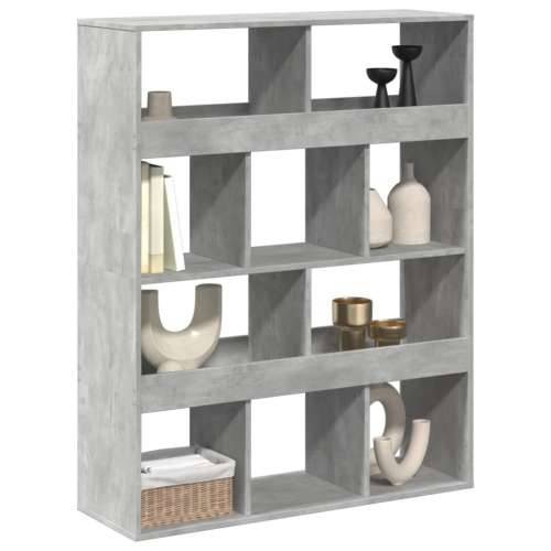 Paravan - Sobna pregrada boja betona 100x33x125,5 cm konstruirano drvo - Beton siva 1 125.5 cm Cijena