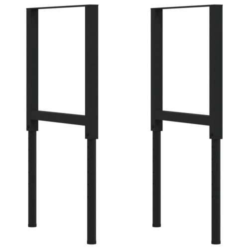 Radni stol 100x60x(73-99,5) cm od masivne bukovine pravokutni - tamno smeđa i crna 100 x 60 x (73-99.5) cm 1 Cijena