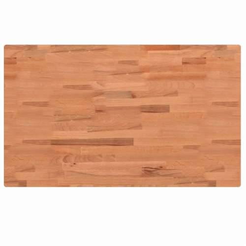 Radni stol 100x60x(73-99,5) cm od masivne bukovine pravokutni - tamno smeđa i crna 100 x 60 x (73-99.5) cm 1 Cijena