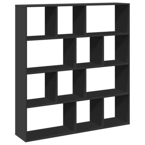 Ormarić za knjige crni 132x29x141,5 cm konstruirano drvo - Crna 1 141.5 cm 132 cm Cijena