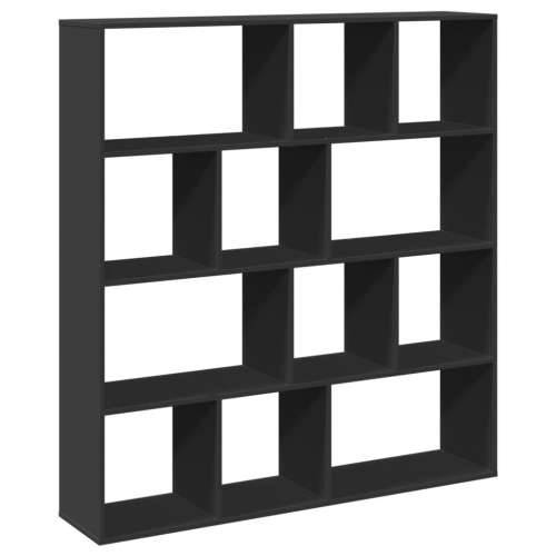 Ormarić za knjige crni 132x29x141,5 cm konstruirano drvo - Crna 1 141.5 cm 132 cm Cijena
