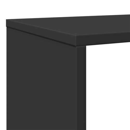 Ormarić za knjige crni 132x29x141,5 cm konstruirano drvo - Crna 1 141.5 cm 132 cm Cijena