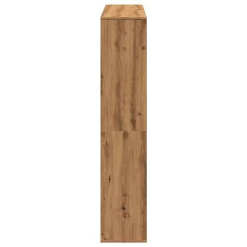 Ormarić za knjige boja hrasta 132x29x141,5 cm konstruirano drvo - artisian oak 1 141.5 cm 132 cm Cijena