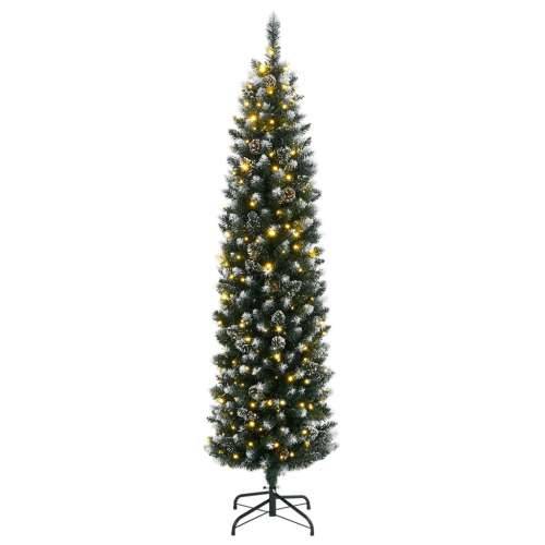 Umjetno tanko božićno drvce s 300 LED žarulja 180 cm - 180 cm 1 s LED svjetlima Cijena