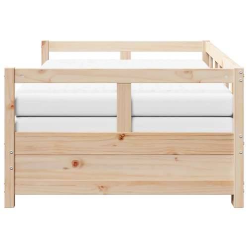 Dnevni krevet na razvlačenje s madracima 90x200 cm od borovine - Prirodna 90 x 200 cm Da Cijena