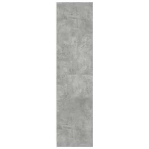 Ormar siva boja betona 30 x 50 x 200 cm od konstruiranog drva - Beton siva 30 x 50 x 200 cm 1 2 ladice Cijena