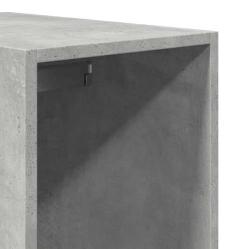 Ormar siva boja betona 30 x 50 x 200 cm od konstruiranog drva - Beton siva 30 x 50 x 200 cm 1 2 ladice Cijena