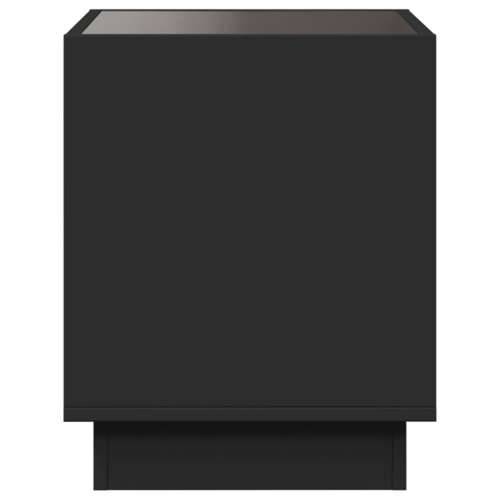 Noćni ormarić s beskonačnim LED svjetlima crni 50x50x50 cm - Crna 50 x 50 x 50 cm 1 Cijena