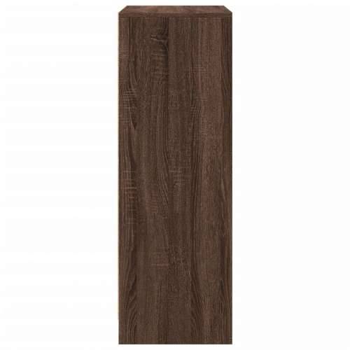 Komoda s LED svjetlima boja hrasta 77 x 34 x 100 cm drvena - Smeđi hrast 1 77 cm Cijena