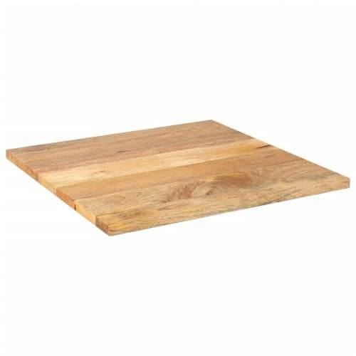 Stolna ploča 70x70x3,8 cm četvrtasta od masivnog drva manga  - Drvo manga (prirodno) 70 x 70 cm 1 38 mm Cijena