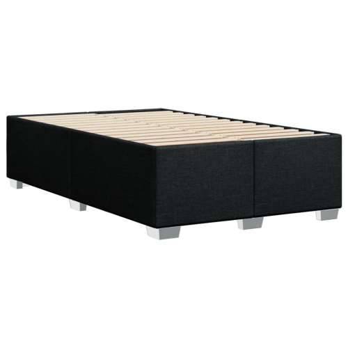 Krevet box spring s madracem crni 120 x 190 cm od tkanine - Crna 120 x 190 cm Gladak dizajn Cijena