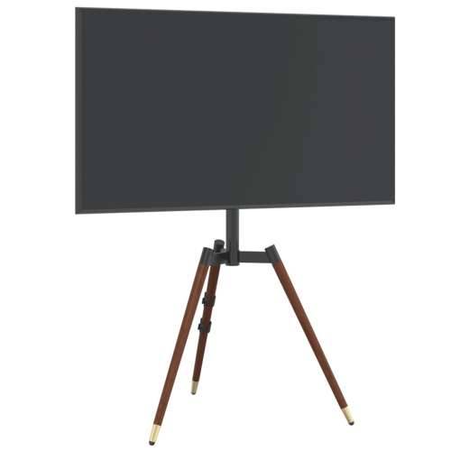 TV tronožac za zaslon od 37-65 inča max. VESA 400x400 mm 40 kg - Tamno smeđa 1 s 3 noge Cijena