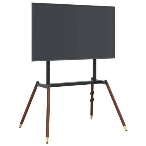 TV stalak za zaslon od 37-86 inča maks. VESA 400 x 600 mm 60 kg - Tamno smeđa 1 s 4 noge Cijena