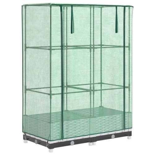 Povišena gredica s pokrovom za staklenik 80 x 40 x 123 cm - Bijela 80 x 40 x 123 cm 1 Cijena