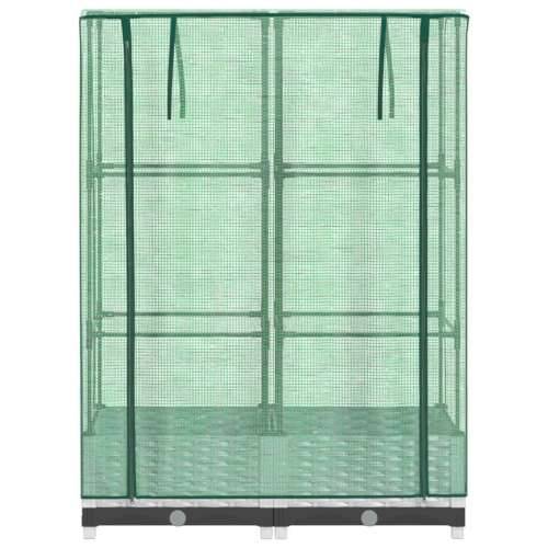 Povišena gredica s pokrovom za staklenik 80 x 40 x 123 cm - Bijela 80 x 40 x 123 cm 1 Cijena