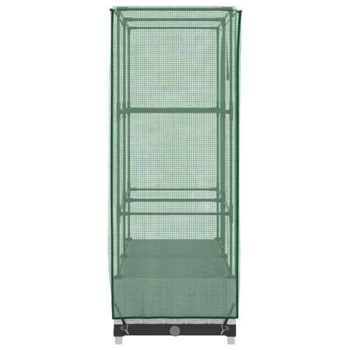 Povišena gredica s pokrovom za staklenik 80 x 40 x 123 cm - Bijela 80 x 40 x 123 cm 1 Cijena