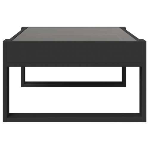 Stolić za kavu s beskonačnim LED svjetlima crni 90x53x30 cm - Crna 1 90 cm Cijena