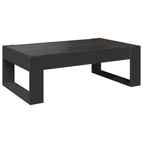 Stolić za kavu s beskonačnim LED svjetlima crni 90x53x30 cm - Crna 1 90 cm Cijena
