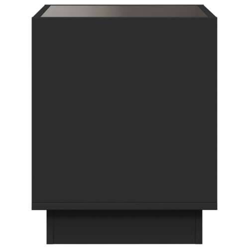 Stolić za kavu s beskonačnim LED svjetlima crni 50x50x50 cm - Crna 1 50 cm Cijena