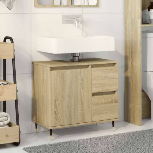 Kupaonski ormarić za Lavabo - Umivaonik boja hrasta 65x33x60 cm drveni - sonoma hrast 1 Cijena