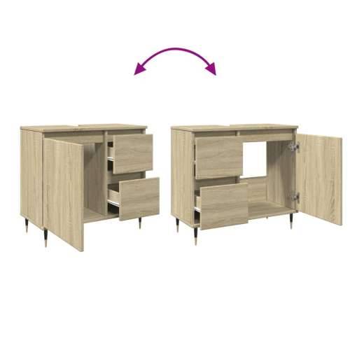 Kupaonski ormarić za Lavabo - Umivaonik boja hrasta 65x33x60 cm drveni - sonoma hrast 1 Cijena