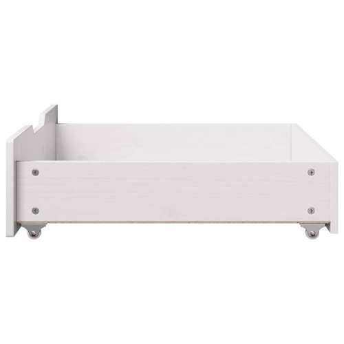 Ladice ispod kreveta 2 kom bijele 75x55x17 cm od borovine - Bijela 75 x 55 x 16 cm 1 Cijena