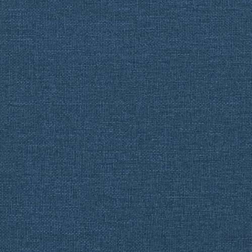 Krevet s oprugama i madracem plavi 140 x 190 cm od tkanine - Plava 140 x 190 cm Blok s kvadratima Cijena