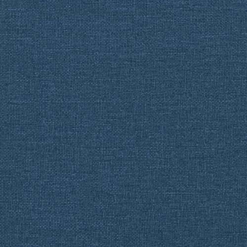 Krevet s oprugama i madracem plavi 140x200 cm od tkanine - Plava 140 x 200 cm Blok s kvadratima Cijena