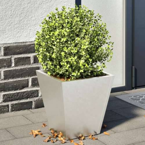 Vrtna sadilice 2 kom antracit 30x30x30 cm od nehrđajućeg čelika - Nehrđajući čelik / svjetlosiva 30 x 30 x 30 cm 2 Cijena