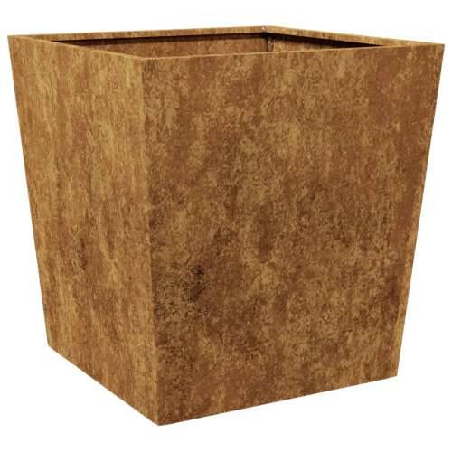 Vrtne sadilice 2 kom 50 x 50 x 50 cm Pohabani čelik - Otporni čelik / smeđa 50 x 50 x 50 cm 2 Cijena