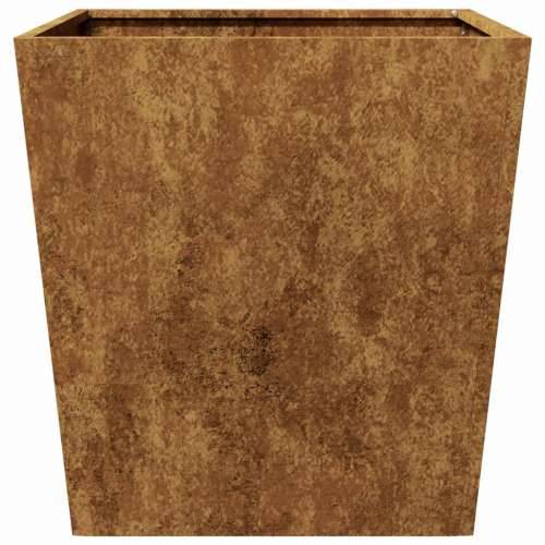 Vrtne sadilice 2 kom 50 x 50 x 50 cm Pohabani čelik - Otporni čelik / smeđa 50 x 50 x 50 cm 2 Cijena