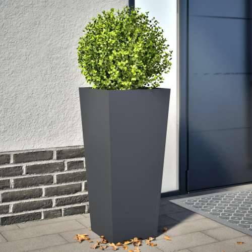 Vrtne sadilice 2 kom antracit 35x35x75 cm čelične - Čelik/antracit 35 x 35 x 75 cm 2 Cijena