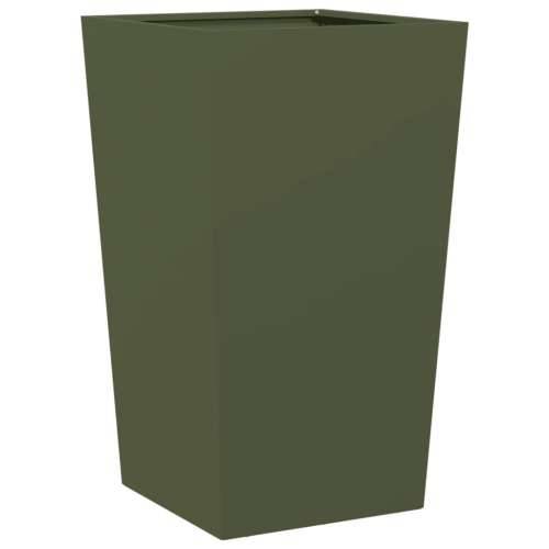 Vrtna sadilica maslinastozelena 45x45x75 cm čelična - Čelik/zelena 45 x 45 x 75 cm 1 Cijena