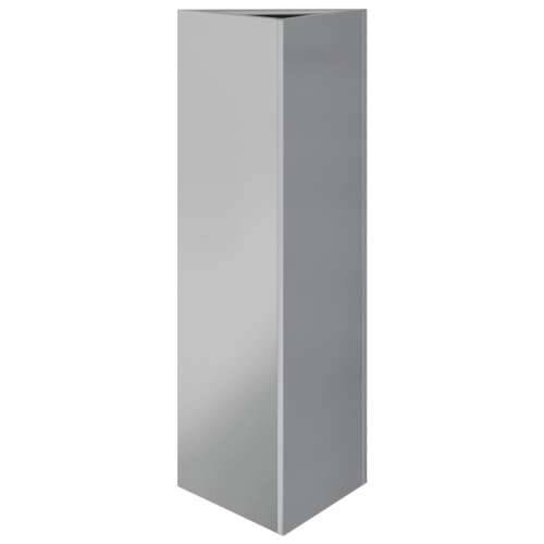 Vrtne sadilice 2kom trokutasta 30x26x75cm od pocinčanog čelika - Pocinčani čelik / siva 30 x 26 x 75 cm 2 Cijena