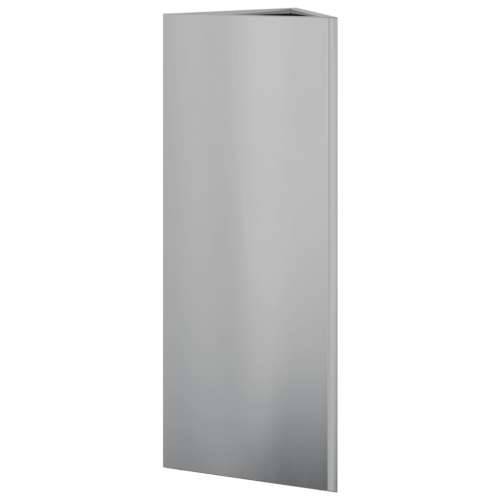 Vrtne sadilice 2kom trokutasta 30x26x75cm od pocinčanog čelika - Pocinčani čelik / siva 30 x 26 x 75 cm 2 Cijena