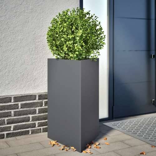 Vrtna sadilica antracit trokutasta 50x43x75 cm čelična - Čelik/antracit 50 x 43 x 75 cm 1 Cijena