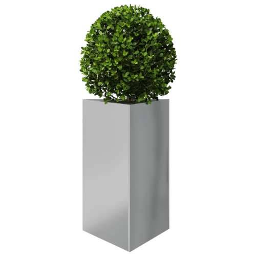 Vrtne sadilice 2kom trokutasta 50x43x75 cm od pocinčanog čelika - Pocinčani čelik / siva 50 x 43 x 75 cm 2 Cijena