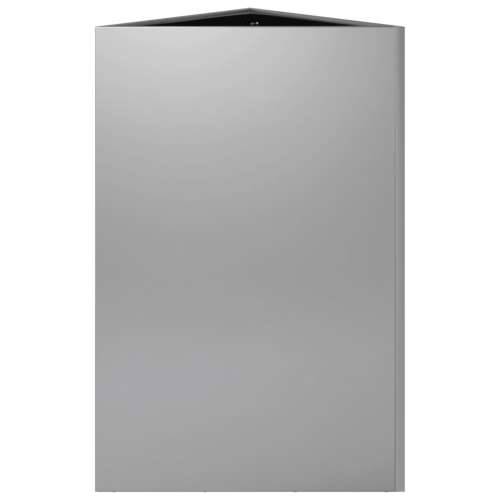 Vrtne sadilice 2kom trokutasta 50x43x75 cm od pocinčanog čelika - Pocinčani čelik / siva 50 x 43 x 75 cm 2 Cijena