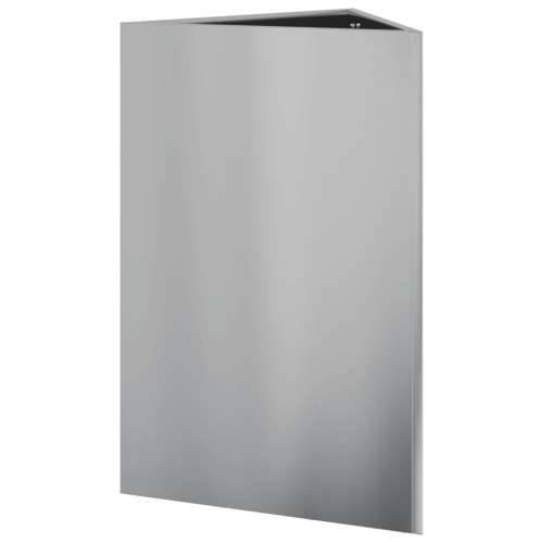 Vrtne sadilice 2kom trokutasta 50x43x75 cm od pocinčanog čelika - Pocinčani čelik / siva 50 x 43 x 75 cm 2 Cijena