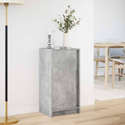 Komoda s LED siva boja betona 42,5x34x85 cm konstruirano drvo - Beton siva 1 Cijena